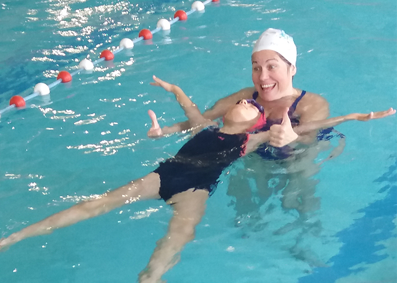 leçon natation Maussane adulte enfants apprendre à nager